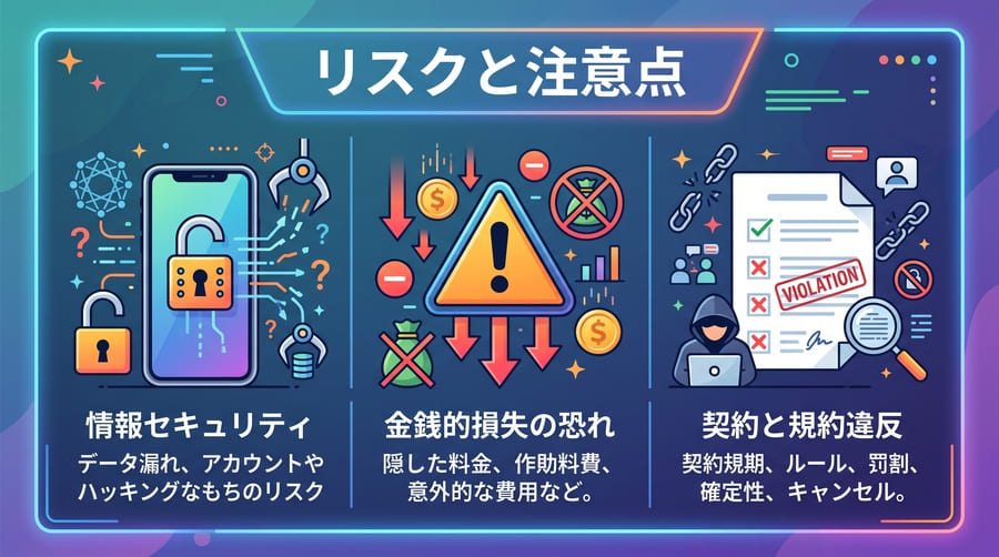 キャリア決済現金化のリスクと注意点