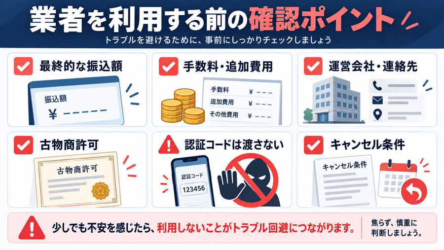 ペイディ現金化業者を利用する前に確認したいポイント
